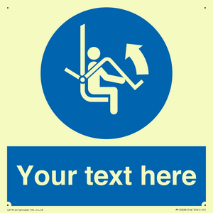 Custom Mandatory: Open safety bar of chairlift